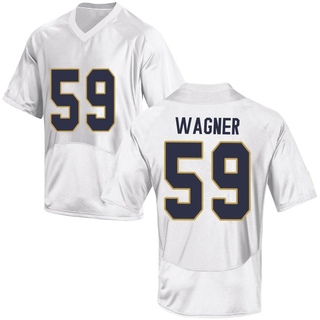 Aamil Wagner Replica White Men's Notre Dame Fighting Irish Football Jersey