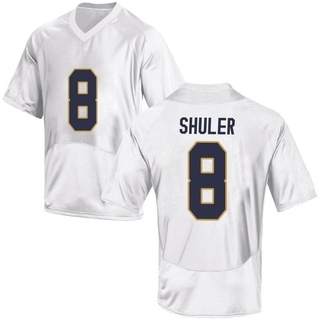 Adon Shuler Game White Youth Notre Dame Fighting Irish Football Jersey