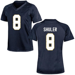 Adon Shuler Replica Navy Blue Women's Notre Dame Fighting Irish Football Jersey