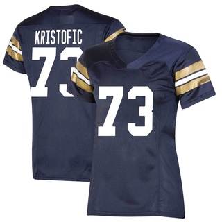Andrew Kristofic Premier Navy Women's Notre Dame Fighting Irish Replica 2021 Shamrock Series Football Jersey
