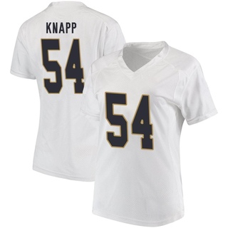 Anthonie Knapp Replica White Women's Notre Dame Fighting Irish Football Jersey