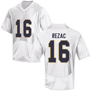 Anthony Rezac Game White Youth Notre Dame Fighting Irish Football Jersey