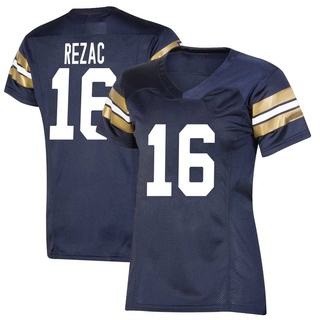 Anthony Rezac Premier Navy Women's Notre Dame Fighting Irish Replica 2021 Shamrock Series Football Jersey