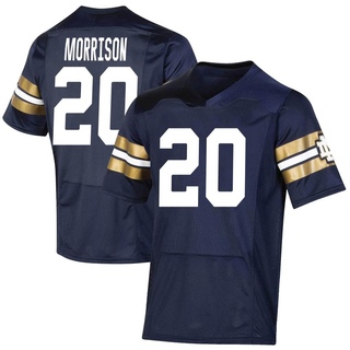 Benjamin Morrison Premier Navy Youth Notre Dame Fighting Irish Replica 2021 Shamrock Series Football Jersey