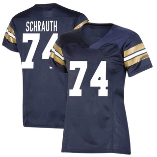 Billy Schrauth Premier Navy Women's Notre Dame Fighting Irish Replica 2021 Shamrock Series Football Jersey