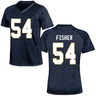 Blake Fisher Game Navy Blue Women's Notre Dame Fighting Irish Football Jersey