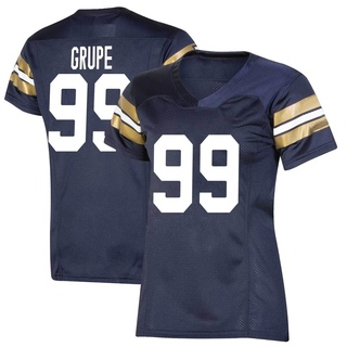 Blake Grupe Premier Navy Women's Notre Dame Fighting Irish Replica 2021 Shamrock Series Football Jersey