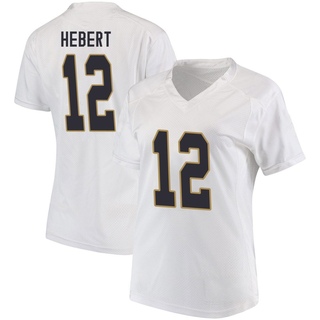 Blake Hebert Replica White Women's Notre Dame Fighting Irish Football Jersey