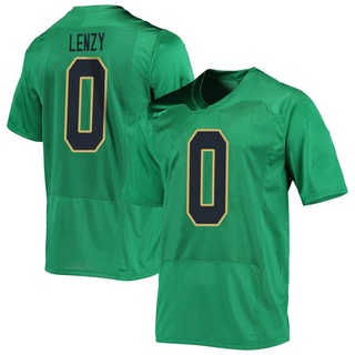 Braden Lenzy Replica Green Youth Notre Dame Fighting Irish Football Jersey