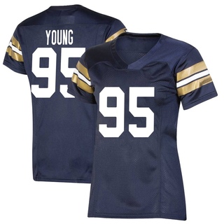 Bryce Young Premier Navy Women's Notre Dame Fighting Irish Replica 2021 Shamrock Series Football Jersey