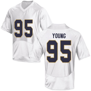 Bryce Young Replica White Men's Notre Dame Fighting Irish Football Jersey
