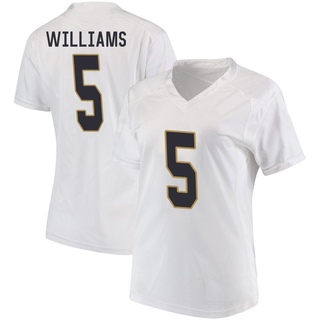 Cam Williams Game White Women's Notre Dame Fighting Irish Football Jersey