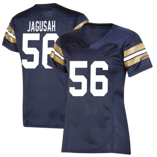 Charles Jagusah Premier Navy Women's Notre Dame Fighting Irish Replica 2021 Shamrock Series Football Jersey