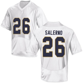 Chris Salerno Game White Men's Notre Dame Fighting Irish Football Jersey