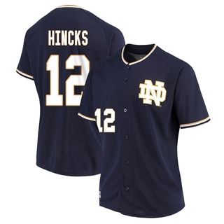 Connor Hincks Replica Navy Women's Notre Dame Fighting Irish Performance Baseball Jersey