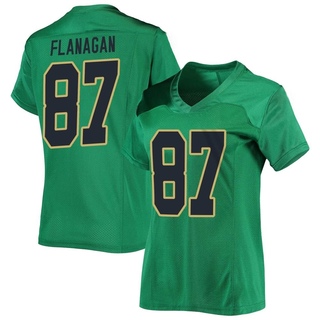 Cooper Flanagan Replica Green Women's Notre Dame Fighting Irish Football Jersey