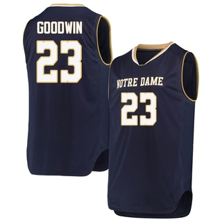 Dane Goodwin Replica Navy Youth Notre Dame Fighting Irish Basketball Jerseys