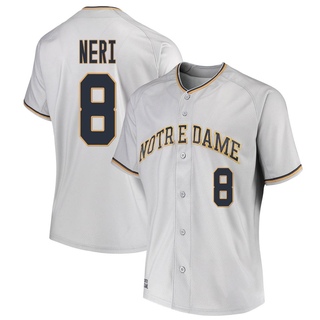 Danny Neri Replica Gray Women's Notre Dame Fighting Irish Performance Baseball Jersey