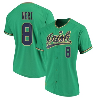 Danny Neri Replica Green Women's Notre Dame Fighting Irish Performance Baseball Jersey