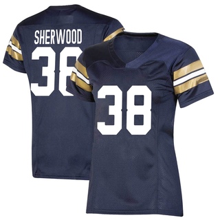 Davis Sherwood Premier Navy Women's Notre Dame Fighting Irish Replica 2021 Shamrock Series Football Jersey
