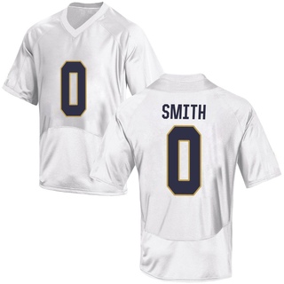 DeVonta Smith Game White Men's Notre Dame Fighting Irish Football Jersey