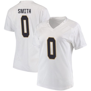 DeVonta Smith Game White Women's Notre Dame Fighting Irish Football Jersey
