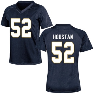 Devan Houstan Replica Navy Blue Women's Notre Dame Fighting Irish Football Jersey