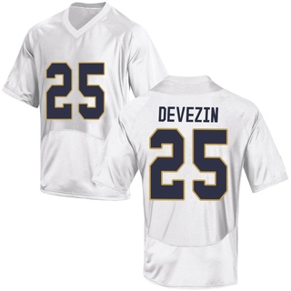 Dylan Devezin Game White Men's Notre Dame Fighting Irish Football Jersey