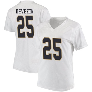 Dylan Devezin Game White Women's Notre Dame Fighting Irish Football Jersey