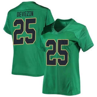 Dylan Devezin Replica Green Women's Notre Dame Fighting Irish Football Jersey