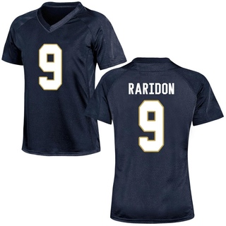 Eli Raridon Replica Navy Blue Women's Notre Dame Fighting Irish Football Jersey