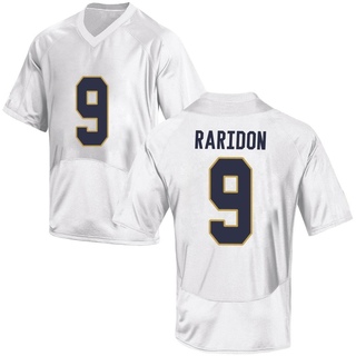 Eli Raridon Replica White Youth Notre Dame Fighting Irish Football Jersey