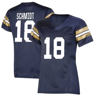 Erik Schmidt Premier Navy Women's Notre Dame Fighting Irish Replica 2021 Shamrock Series Football Jersey