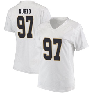 Gabriel Rubio Game White Women's Notre Dame Fighting Irish Football Jersey
