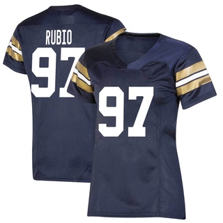 Gabriel Rubio Premier Navy Women's Notre Dame Fighting Irish Replica 2021 Shamrock Series Football Jersey