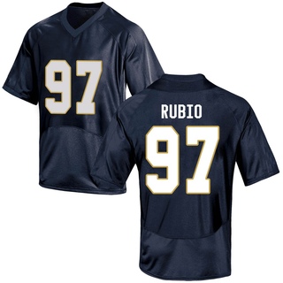 Gabriel Rubio Replica Navy Blue Youth Notre Dame Fighting Irish Football Jersey