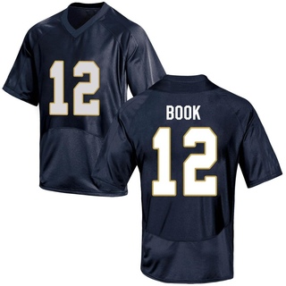 Ian Book Replica Navy Blue Men's Notre Dame Fighting Irish Football Jersey
