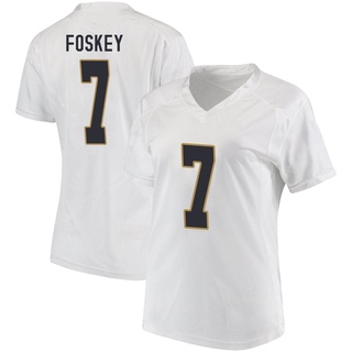 Isaiah Foskey Game White Women's Notre Dame Fighting Irish Football Jersey
