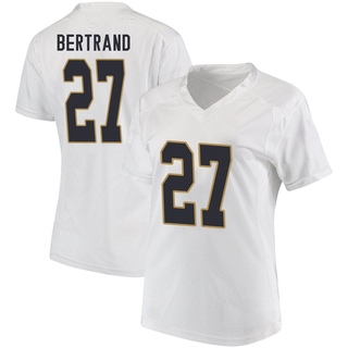 JD Bertrand Game White Women's Notre Dame Fighting Irish Football Jersey