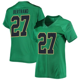 JD Bertrand Replica Green Women's Notre Dame Fighting Irish Football Jersey