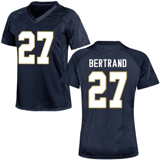 JD Bertrand Replica Navy Blue Women's Notre Dame Fighting Irish Football Jersey