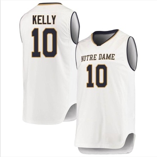 JT Kelly Replica White Men's Notre Dame Fighting Irish Basketball Jerseys