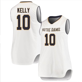 JT Kelly Replica White Women's Notre Dame Fighting Irish Basketball Jerseys