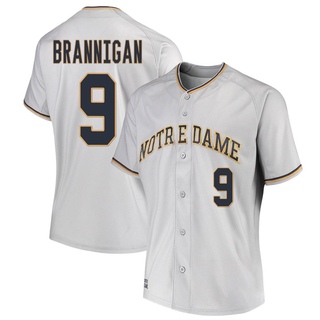 Jack Brannigan Replica Gray Women's Notre Dame Fighting Irish Performance Baseball Jersey