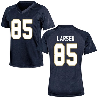 Jack Larsen Game Navy Blue Women's Notre Dame Fighting Irish Football Jersey