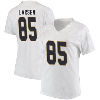 Jack Larsen Game White Women's Notre Dame Fighting Irish Football Jersey