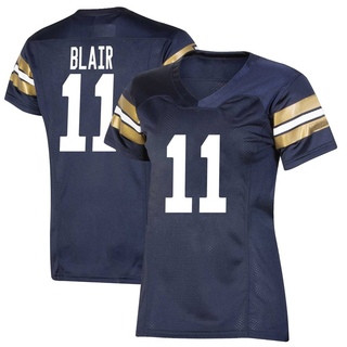 Jadon Blair Premier Navy Women's Notre Dame Fighting Irish Replica 2021 Shamrock Series Football Jersey