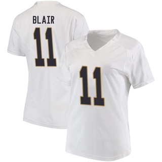 Jadon Blair Replica White Women's Notre Dame Fighting Irish Football Jersey