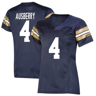 Jaiden Ausberry Premier Navy Women's Notre Dame Fighting Irish Replica 2021 Shamrock Series Football Jersey