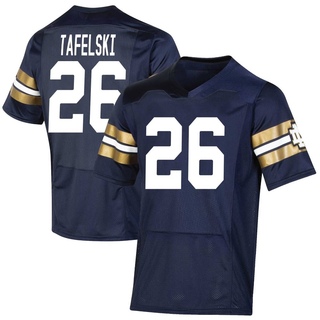 Jake Tafelski Premier Navy Youth Notre Dame Fighting Irish Replica 2021 Shamrock Series Football Jersey